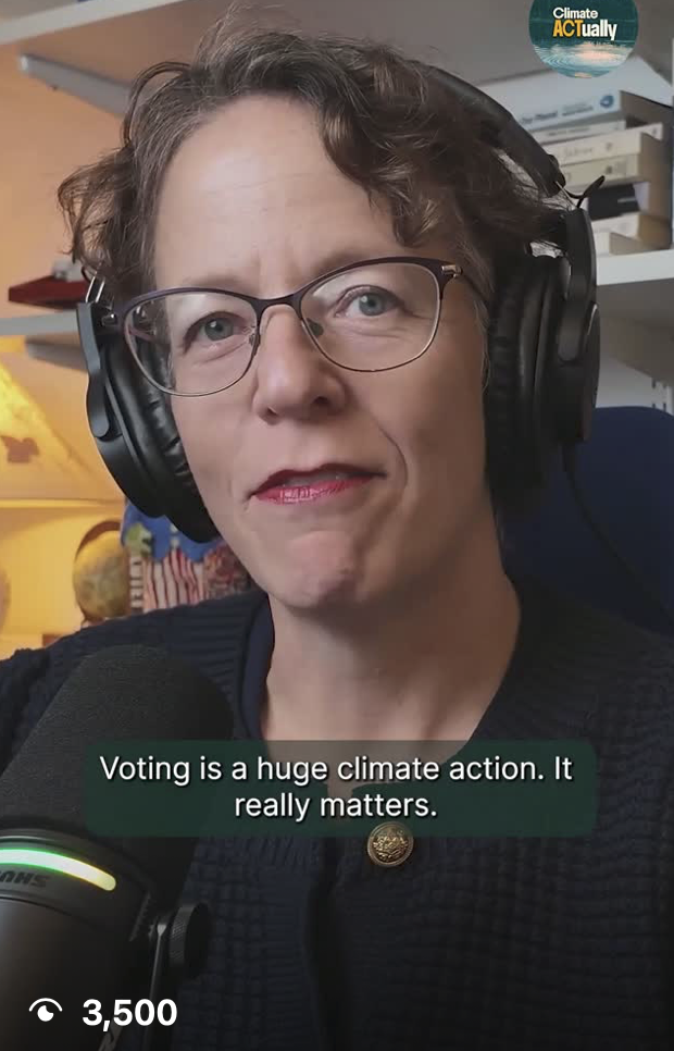 Climate ACTually reel: voting is a huge climate action